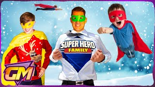 What does a Superhero Family do at Christmas?