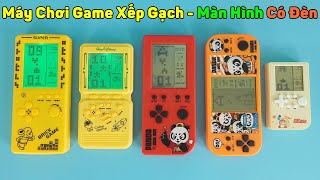 Tổng Hợp Máy Chơi Game Xếp Gạch - Màn Hình Có Đèn Nền Sáng Đẹp, 23 Trò Chơi Trong 1 | Mở Hộp TV