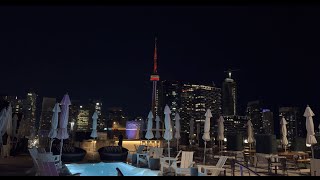 Night out in Toronto | Best rooftop patio | Dinner in Toronto | Lavelle | Vlog 2 | Short food vlog.