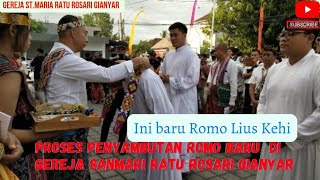 Proses Penyambutan Imam Baru Keuskupan Denpasar RD. Lius Kehi, di Gereja SANMARI Gianyar#katolik