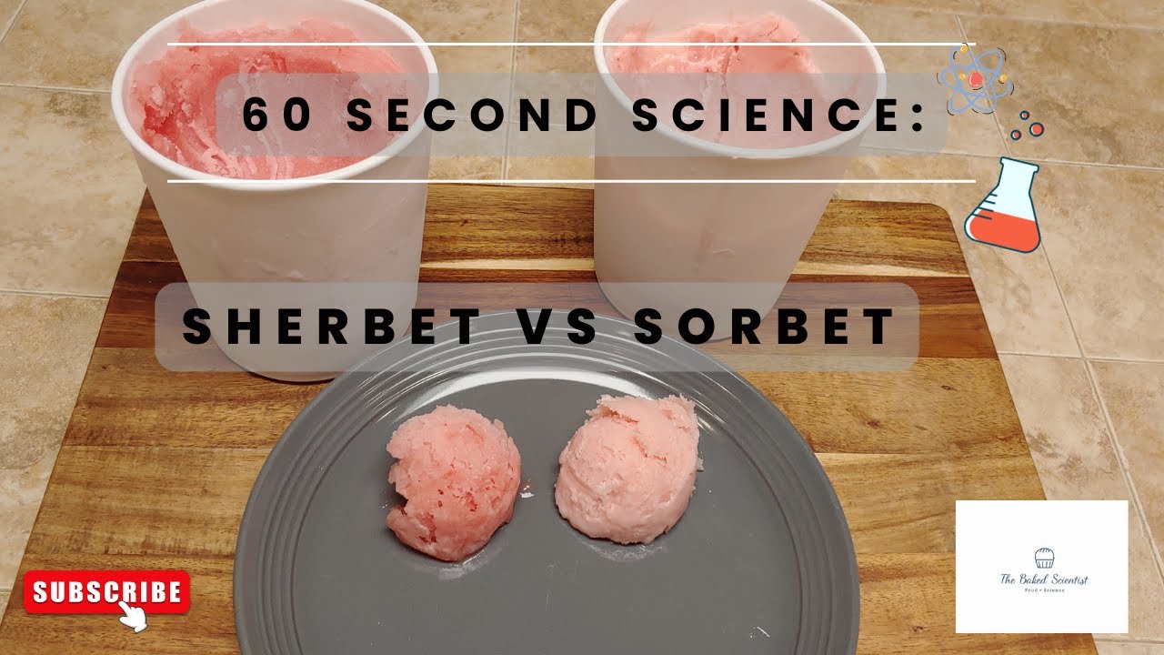 Sherbet Vs Sorbet - What's The Difference? - YouTube