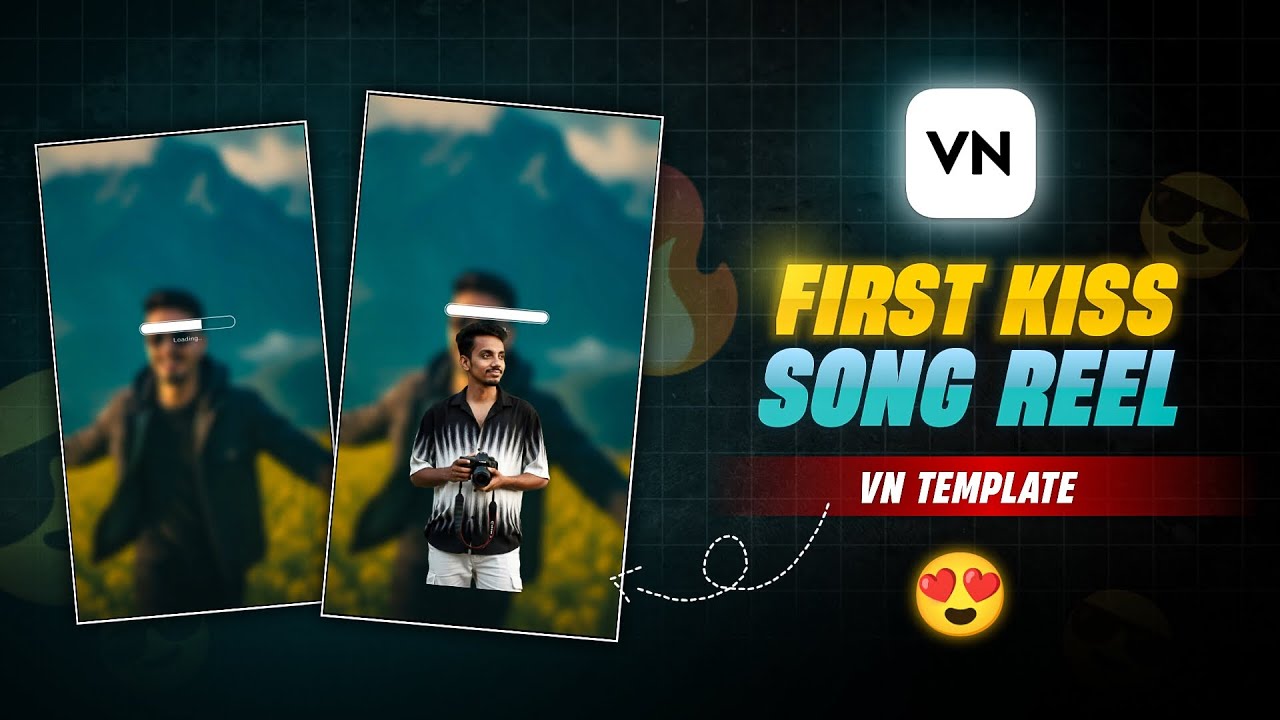 First Kiss Song Reels Editing First Kiss Song Vn Template Lnstagram