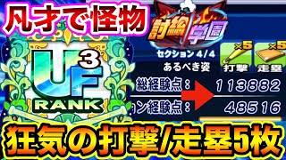 【狙え5人タッグ】打撃/走塁5枚の超火力編成で114000点凡才UF3選手作成!!【パワプロアプリ】