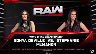 STEPHANIE McMAHON def SONYA DEVILLE