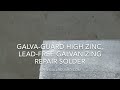 galva guard hole repair application