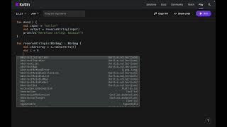 Reverse a String in Kotlin | DSA Two Pointers Interview Question Explained