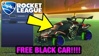 HOW TO GET A BLACK CAR FOR FREE IN ROCKET LEAGUE JANUARY 2025