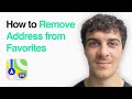 How To Remove Address From Favorites On Apple Maps (2025 Guide)