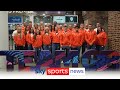 Team GB arrive in Paris for the Olympics