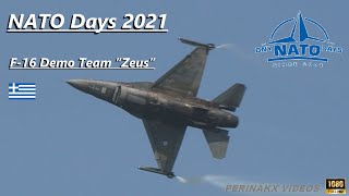 F-16 Demo Team “Zeus” ▲ Hellenic Air Force 🇬🇷 ▲ NATO Days 2021