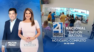 Noticiero de Ecuador (Emisión Matinal 04/02/2025)