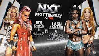 Sol Ruca \u0026 Zaria vs Lash Legend \u0026 Jakara Jackson: NXT, Dec. 17, 2024