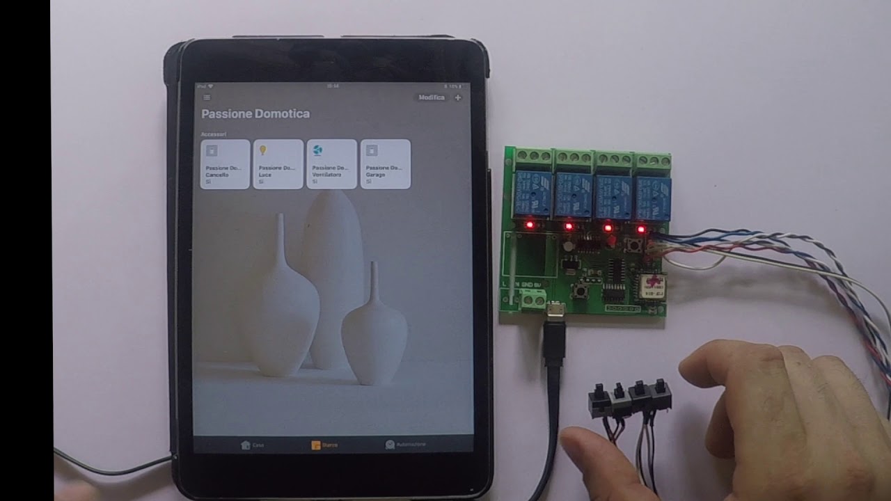 Homekit Nativo Sonoff Itead PSF-B01 PSF-B85 ESP8285 4 Canali DIY - YouTube