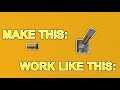 Make A Button Act Like a Lever! Minecraft Bedrock Redstone Tutorial)