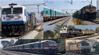 HIGH SPEED TRAINS on Bangalore / Hubbali /Mangalore Line DIESEL \u0026 ELECTRIC 100+kmph 43 in 1 PART 15