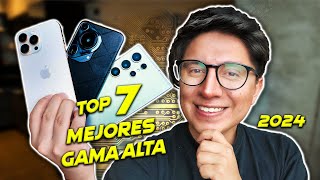 TOP 7 mejores celulares GAMA ALTA poderosos del 2024 (Definitivo)