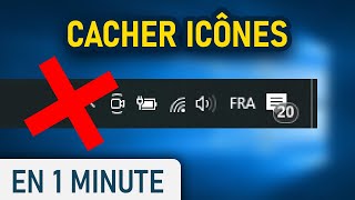 Cacher des icônes de la barre des tâches sur Windows 10