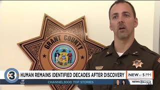 Man's remains identified nearly 24 years after his body was found in Grant County
