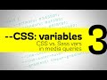 CSS Variables - CSS vs Sass - variables inside media queries