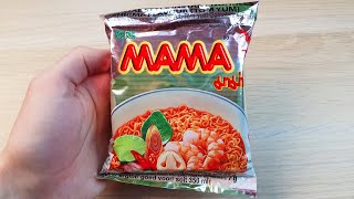 ОЧЕНЬ КИСЛАЯ ТАЙСКАЯ ЛАПША MAMA С КРЕВЕТКАМИ - ОБЗОР!