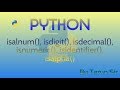 String utility methods python