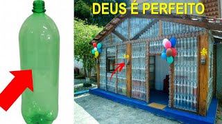 A incrível casa de garrafa pet!!!
(os melhores artesanatos)