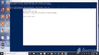 PowerShell | Get-Content | Add-Content