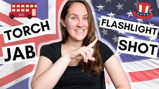 17 LESSER KNOWN Differences between UK vs US WORDS! // American in the UK