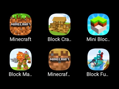 Minecraft PE Versión completa VS Block Crazy VS Mini Block VS Block Master VS Minecraft Trial VS Block