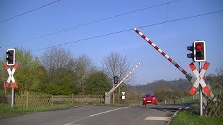 Spoorwegovergang Hennef (D) // Railroad crossing // Bahnübergang