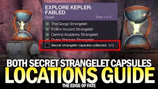 Secret Strangelet Capsule Locations Guide - Fabled Explore Kepler Quest [Destiny 2]