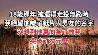 18歲那年 被逼得走投無路時 我絕望地喊了紙片人男友的名字 沒想到他真的為了救我 突破了次元壁#一口气看完 #故事 #小说