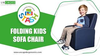 STASH Folding Kids Sofa Chair | Cute \u0026 Comfy Toddler Chair with Storage