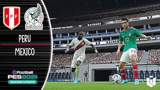 Perú vs México - Amistoso Internacional  | Gameplay Pes 2021