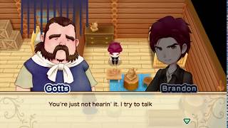 Story of Seasons: Friends of Mineral Town - Brandon's blue heart event