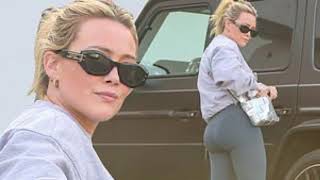 SKIN TIGHT! Hilary Duff SHOWS OFF 🔥🔥 gym results in a pair of skintight leggings in LA