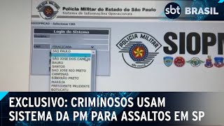 Exclusivo: Ladrões usam sistema da PM e assaltam condomínios de luxo em SP | SBT Brasil (05/11/24)