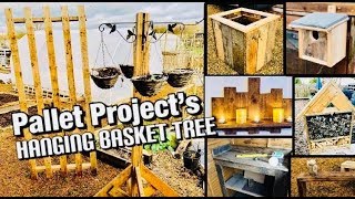 Pallet Project's | Hanging Basket Tree - How to Make One