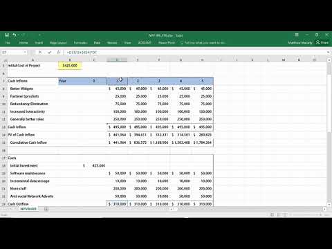 How to Calculate NPV, IRR & ROI in Excel || Net Present Value || Internal Rate of Return How to Calculate NPV, IRR & ROI in Excel || Net Present Value || Internal Rate of Return
