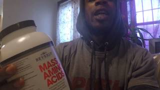 Tydatrainer's Beverly international Mass amino acids and ultra 40 supplement review..