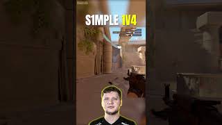 S1mple 1v4 CLUTCH 😲