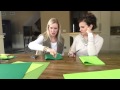 How to Make a Leaf Garland Banner Decoration using Tissue Paper How to Make a Leaf Garland Banner Decoration using Tissue Paper