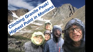 Summit Attempt of Granite Peak, Montana's Tallest Mountain