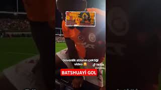 BATSHUAYİ GOL GÜVENLİK ABLA TRİBÜN ÇEKİMİ #galatasaray #osimhen #batshuayi