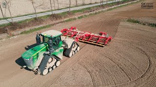 XXL DISC HARROW IN ITALY | John Deere 9620RX + Vaderstad Carrier 925 | Ca' Corniani & Genagricola