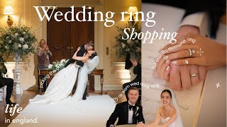 GO WEDDING RING SHOPPING WITH ME!💍 *full eternity diamond ring*