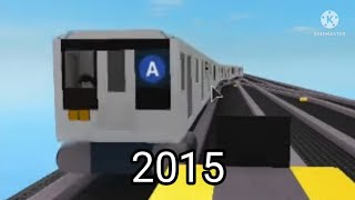 Evolution of R110B (Roblox)