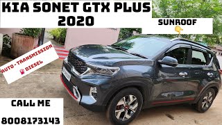 ( AUTO - TRANSMISSION) KIA SONET GTX PLUS 2020 ⛽ DIESEL FOR SALE