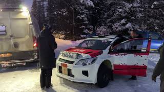 RALLY-SM 2025: Vintertest Peter Johansson / Christoffer Bäck