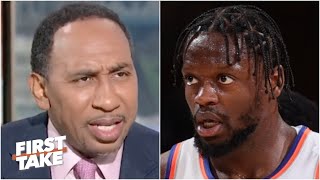 Stephen A. reacts to the Knicks losing Game 1 to the Hawks: ‘I’m a little worried!’ | First Take